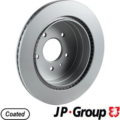 Bromsskiva — Bakaxel från JP GROUP - bild 2