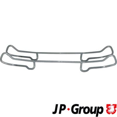 Tillbehörssats skivbromsbelägg — Framaxel från JP GROUP