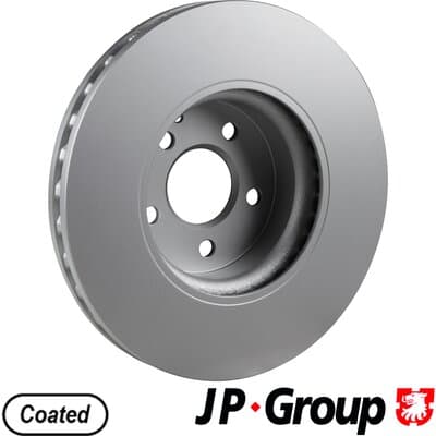 Bromsskiva — Framaxel från JP GROUP - bild 2