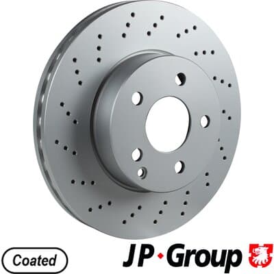 Bromsskiva — Framaxel från JP GROUP