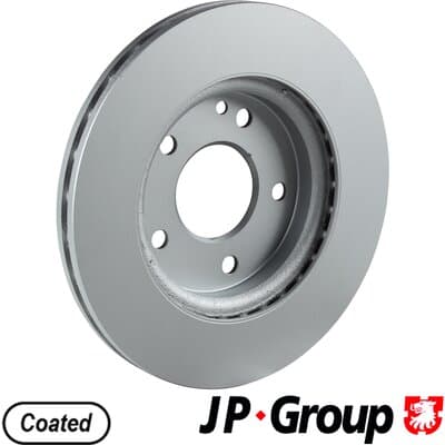 Bromsskiva — Framaxel från JP GROUP - bild 2