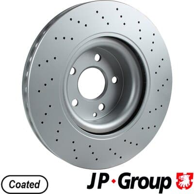 Bromsskiva — Framaxel från JP GROUP - bild 2