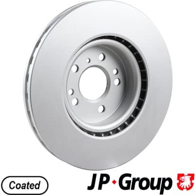 Bromsskiva — Framaxel från JP GROUP - bild 2
