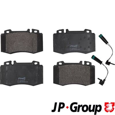 Bromsbeläggssats skivbroms — Framaxel från JP GROUP