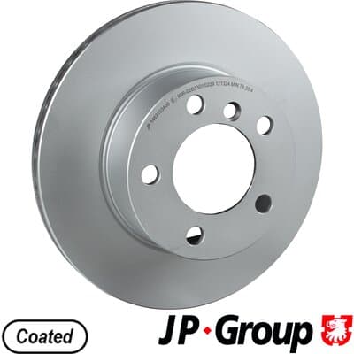 Bromsskiva — Framaxel från JP GROUP