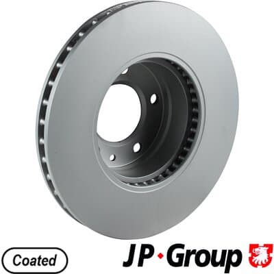 Bromsskiva — Framaxel från JP GROUP - bild 2