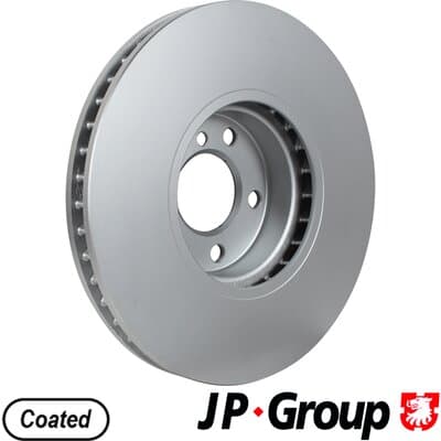 Bromsskiva — Framaxel vänster från JP GROUP - bild 2
