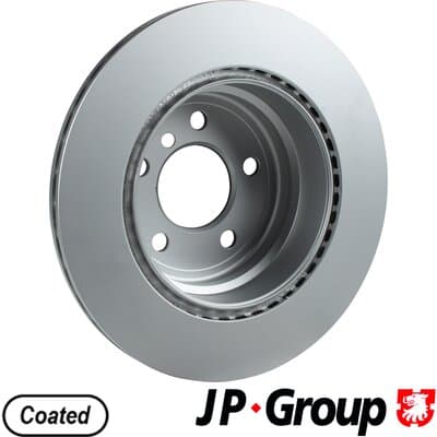 Bromsskiva — Bakaxel från JP GROUP - bild 2