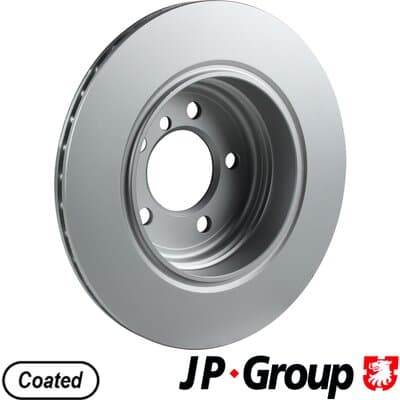 Bromsskiva — Bakaxel från JP GROUP - bild 2