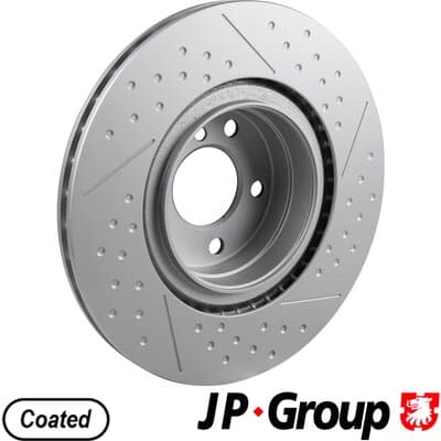 Bromsskiva — Bakaxel från JP GROUP - bild 2