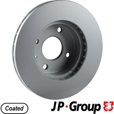 Bromsskiva — Framaxel från JP GROUP - bild 2