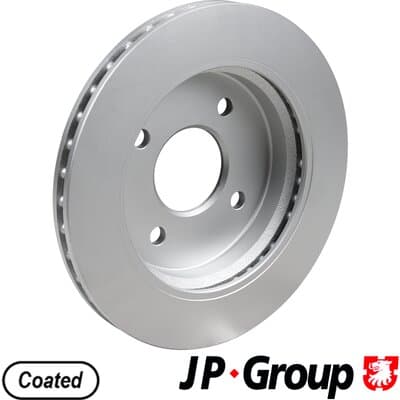 Bromsskiva — Bakaxel från JP GROUP - bild 2