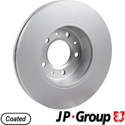 Bromsskiva — Framaxel från JP GROUP - bild 2