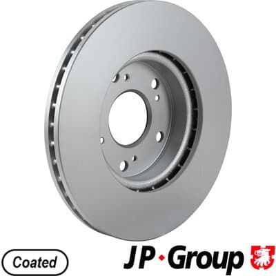 Bromsskiva — Framaxel från JP GROUP - bild 2
