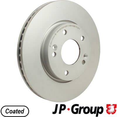 Bromsskiva — Framaxel från JP GROUP