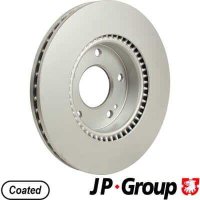 Bromsskiva — Framaxel från JP GROUP - bild 2