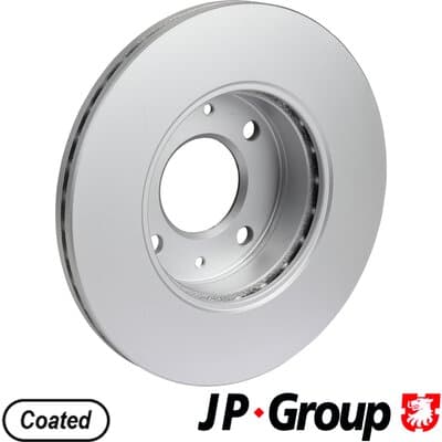 Bromsskiva — Framaxel från JP GROUP - bild 2