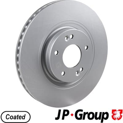 Bromsskiva — Framaxel från JP GROUP