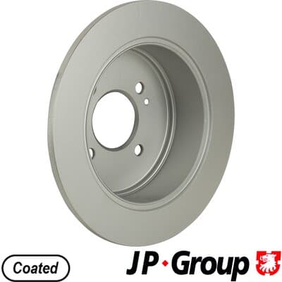 Bromsskiva — Bakaxel från JP GROUP - bild 2