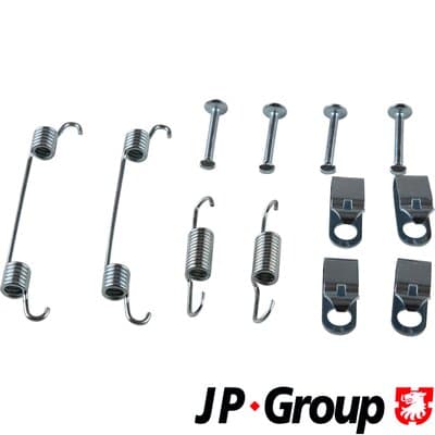 Tillbehörssats bromsbackar parkeringsbroms från JP GROUP