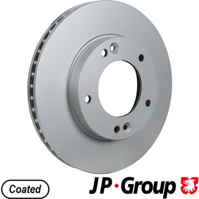 Bromsskiva — Framaxel från JP GROUP