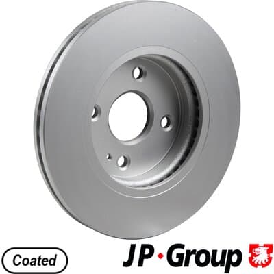 Bromsskiva — Framaxel från JP GROUP - bild 2