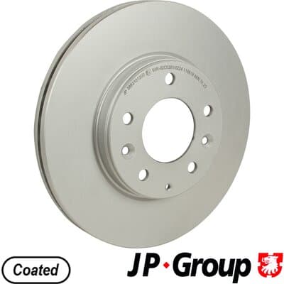 Bromsskiva — Framaxel från JP GROUP