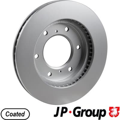 Bromsskiva — Framaxel från JP GROUP - bild 2