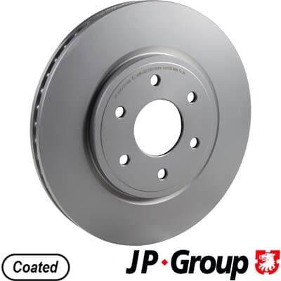 Bromsskiva — Framaxel från JP GROUP
