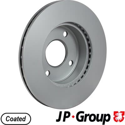 Bromsskiva — Framaxel från JP GROUP - bild 2