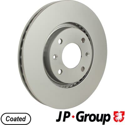 Bromsskiva — Framaxel från JP GROUP