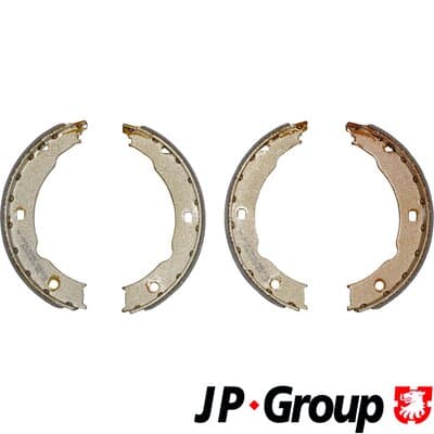 Bromsbackar sats parkeringsbroms — Bakaxel från JP GROUP