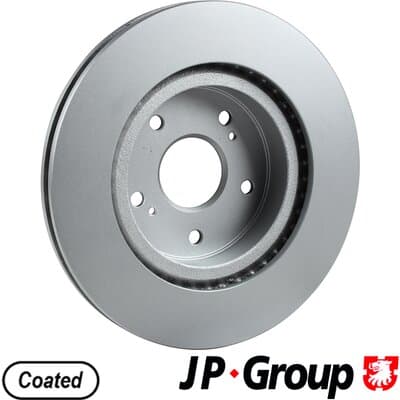 Bromsskiva — Framaxel från JP GROUP - bild 2