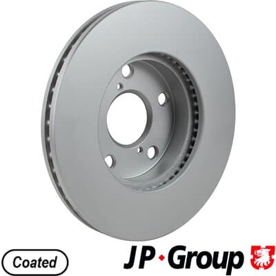 Bromsskiva — Framaxel från JP GROUP - bild 2