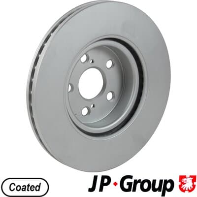 Bromsskiva — Framaxel från JP GROUP - bild 2