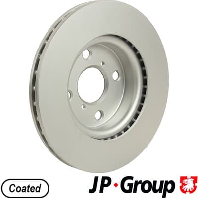 Bromsskiva — Framaxel från JP GROUP - bild 2