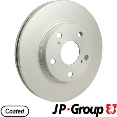 Bromsskiva — Framaxel från JP GROUP