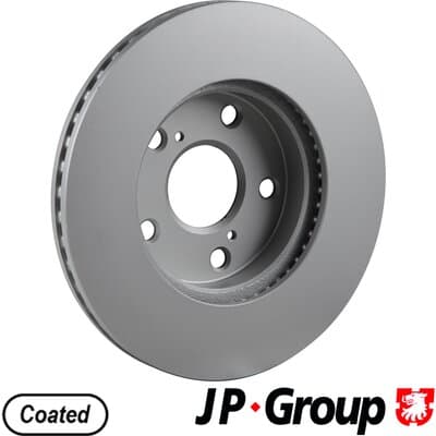 Bromsskiva — Framaxel från JP GROUP - bild 2