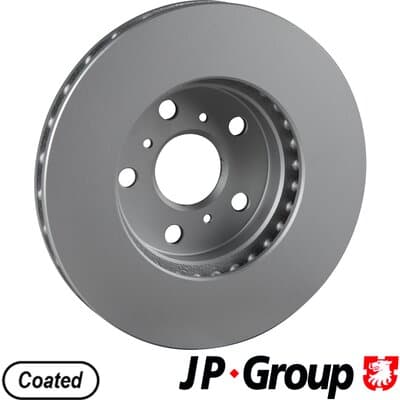 Bromsskiva — Framaxel från JP GROUP - bild 2