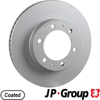 Bromsskiva — Framaxel från JP GROUP