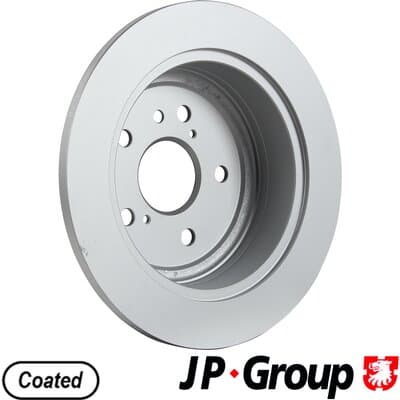 Bromsskiva — Bakaxel från JP GROUP - bild 2