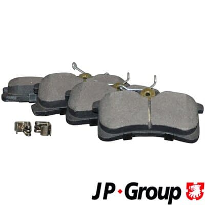 Bromsbeläggssats skivbroms från JP GROUP