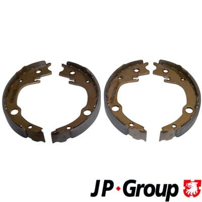 Bromsbackar sats parkeringsbroms — Bakaxel från JP GROUP