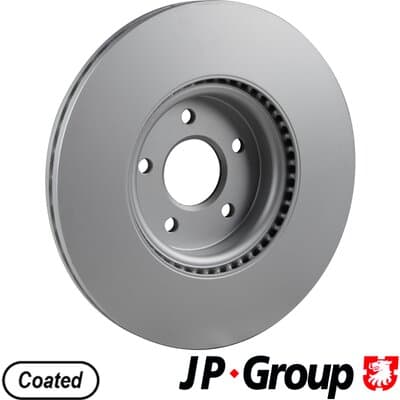 Bromsskiva — Framaxel från JP GROUP - bild 2