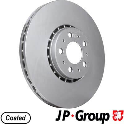 Bromsskiva — Framaxel från JP GROUP