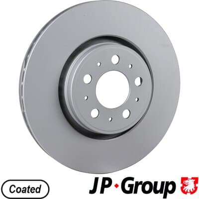 Bromsskiva — Framaxel från JP GROUP