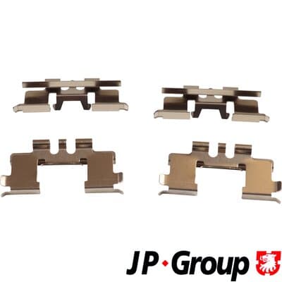 Tillbehörssats skivbromsbelägg från JP GROUP