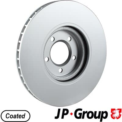 Bromsskiva — Framaxel från JP GROUP - bild 2