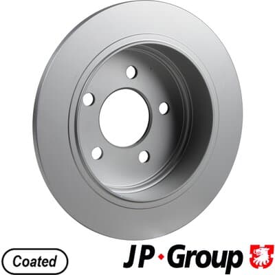 Bromsskiva — Bakaxel från JP GROUP - bild 2