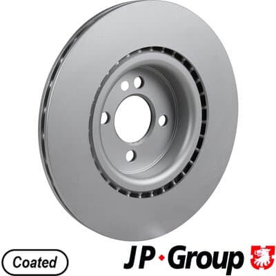 Bromsskiva — Framaxel från JP GROUP - bild 2